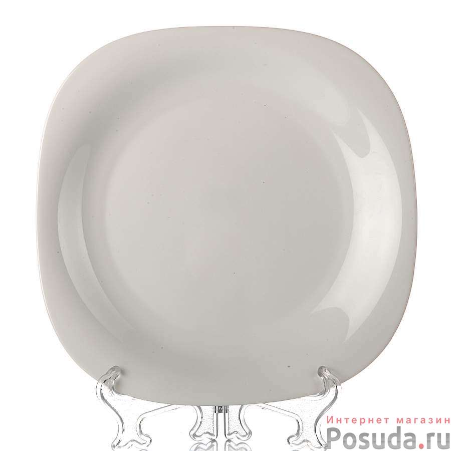 Тарелка обеденная карин белая, диаметр 26 см