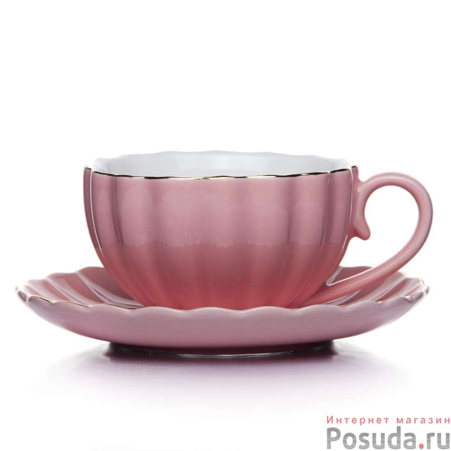 Набор чайный (чашка+блюдце) на 2 персоны