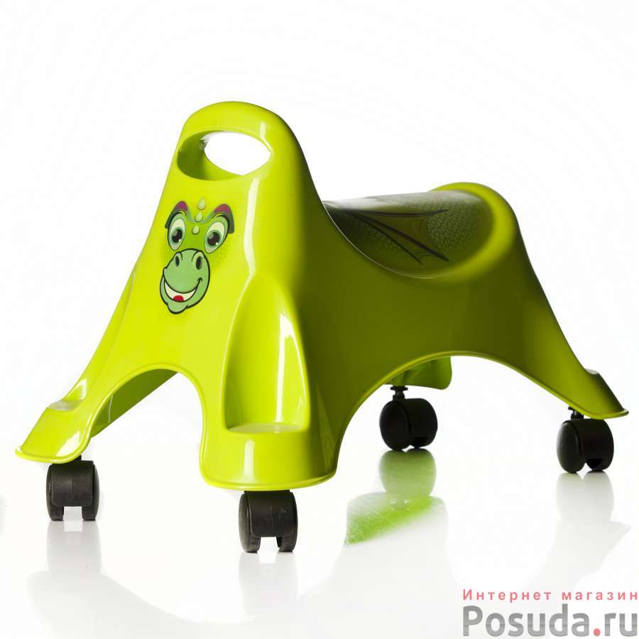 Табурет детский на колесах (салатовый)