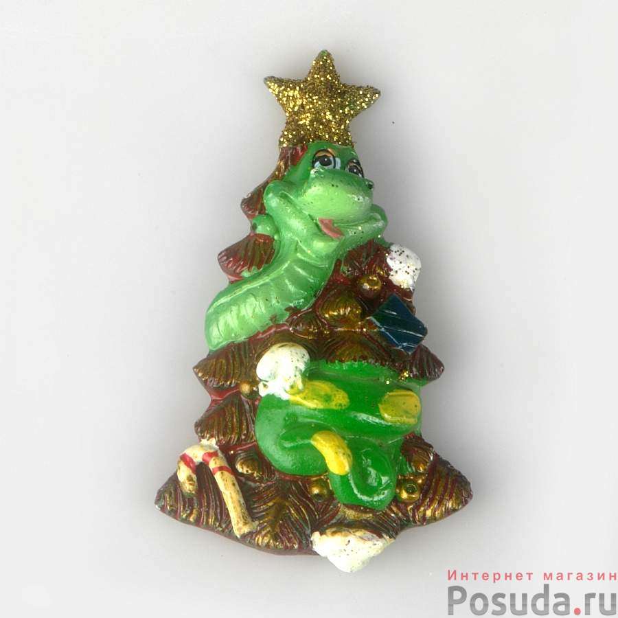 Магнит "Змея" 4,8*5,8*1,7 см