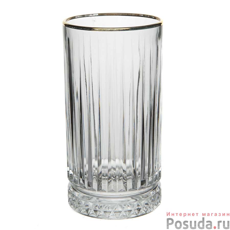 Набор стаканов Элизия 445 мл 4 шт (золото)