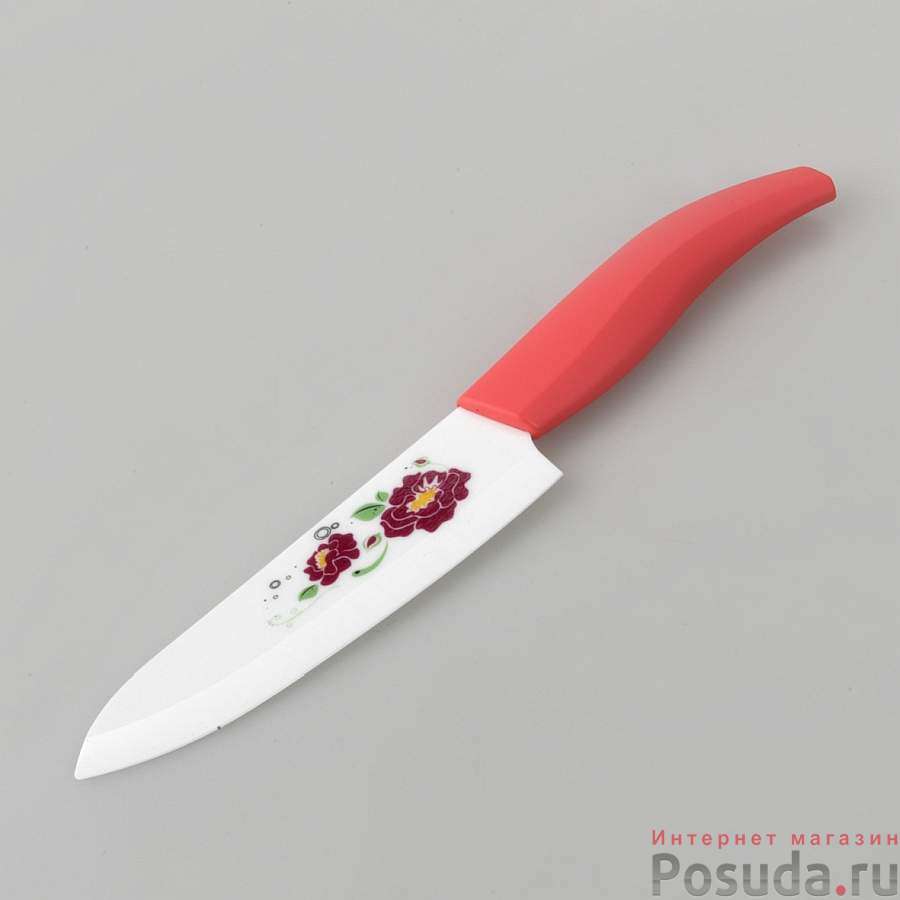 Нож с белым керамическим лезвием 15 см