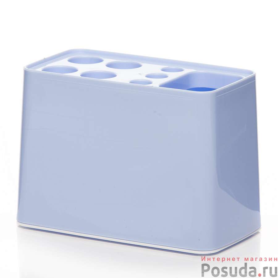 Подставка для зубных щёток Дебют (голубой)
