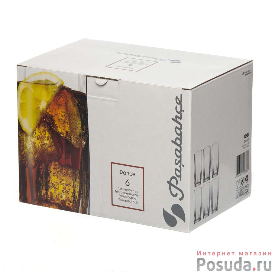 Набор стаканов 6 шт Pasabahce Dance, 315 мл
