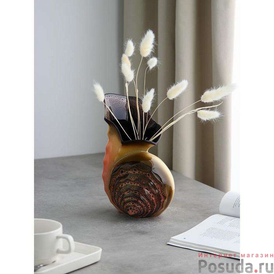 Ваза настольная "Ракушка 4", оранжевая. микс  9835602