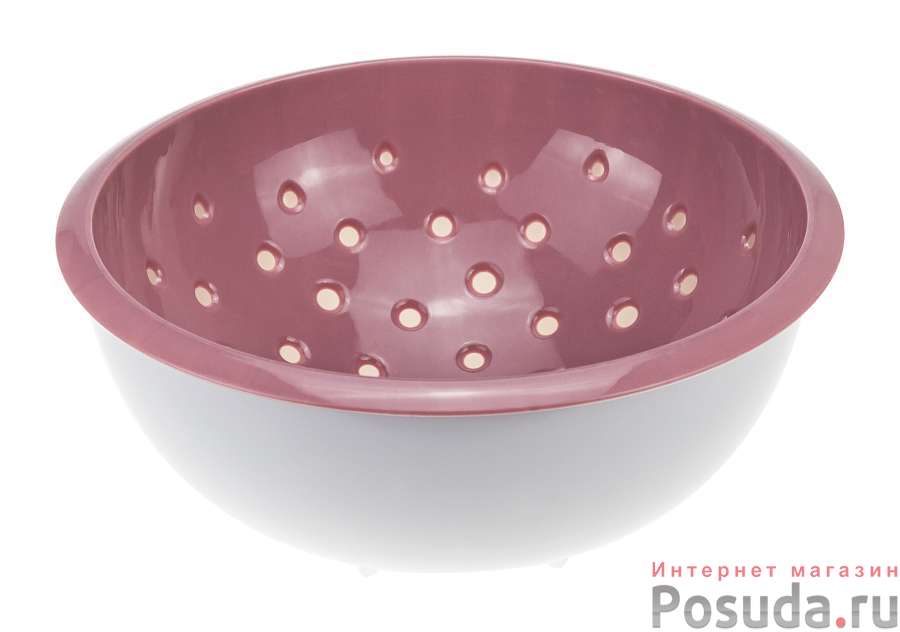 ДУРШЛАГ с миской 2л (ягодный)