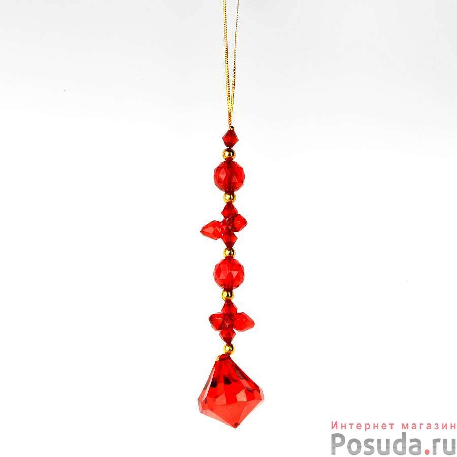 Украшение новогоднее подвесное House & Holder "Snow", 3 шт