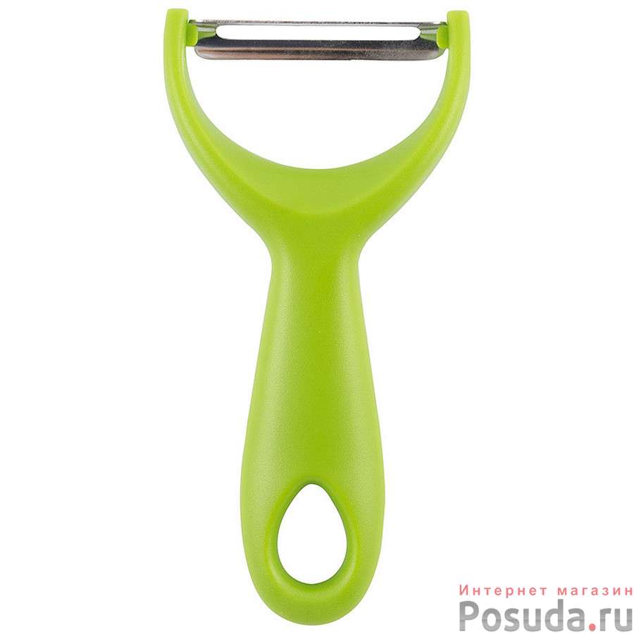 Овощечистка SEMPLICE, р-р 13,5*6,6 см, с пластиковой ручкой, с горизонтальным лезвием