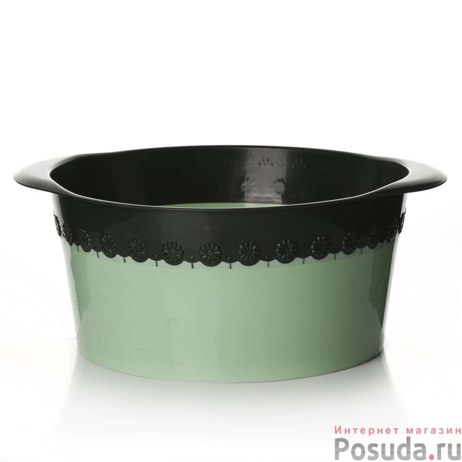 Таз "Колорит" 12л (зеленый)