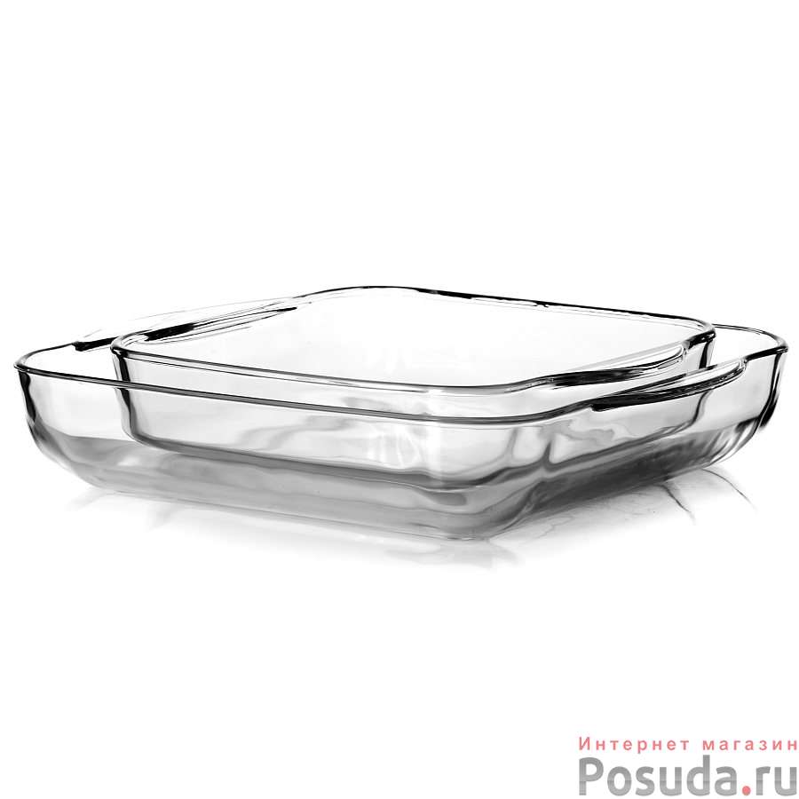 Набор посуды для СВЧ "Pasabahce", 2 предмета 282,5*317,5мм и 220*256мм) 3,2л + 1,95 л