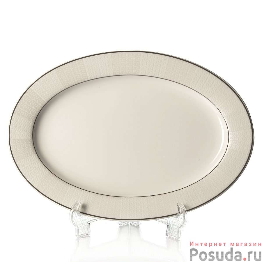Блюдо овальное "Кружево", 31 см