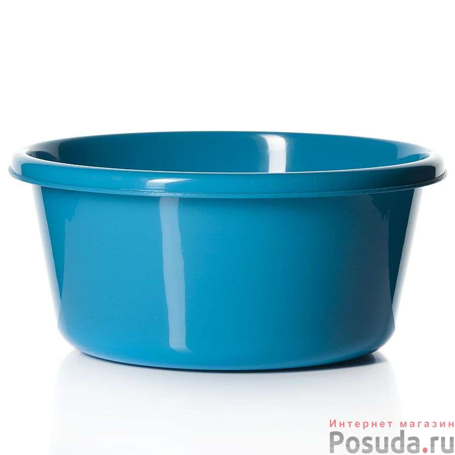 Таз круглый 6 л (цвет бирюзовый)