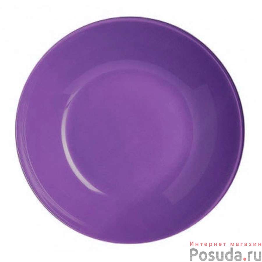 Тарелка столовая глубокая Luminarc Arty Purple, D=20 см