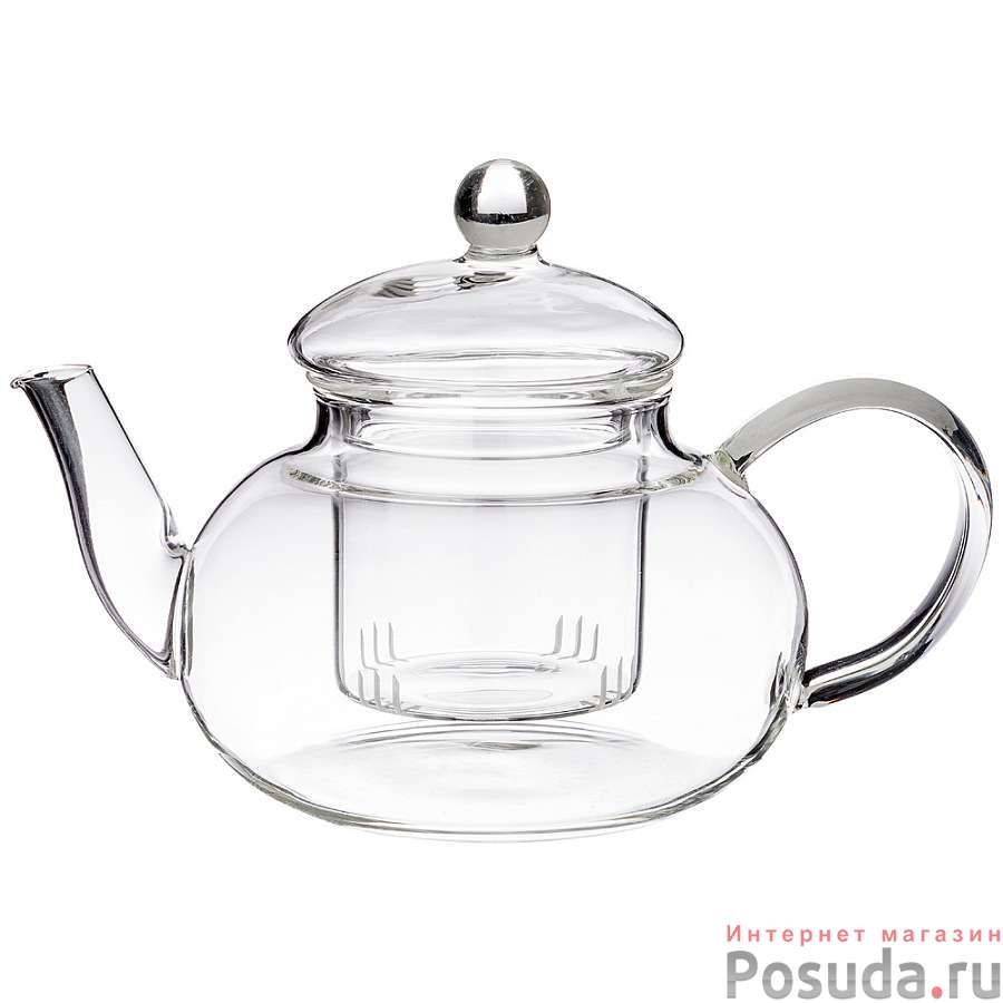 ЧАЙНИК ЗАВАРОЧНЫЙ AGNESS СО СТЕКЛЯННЫМ ФИЛЬТРОМ 700 МЛ