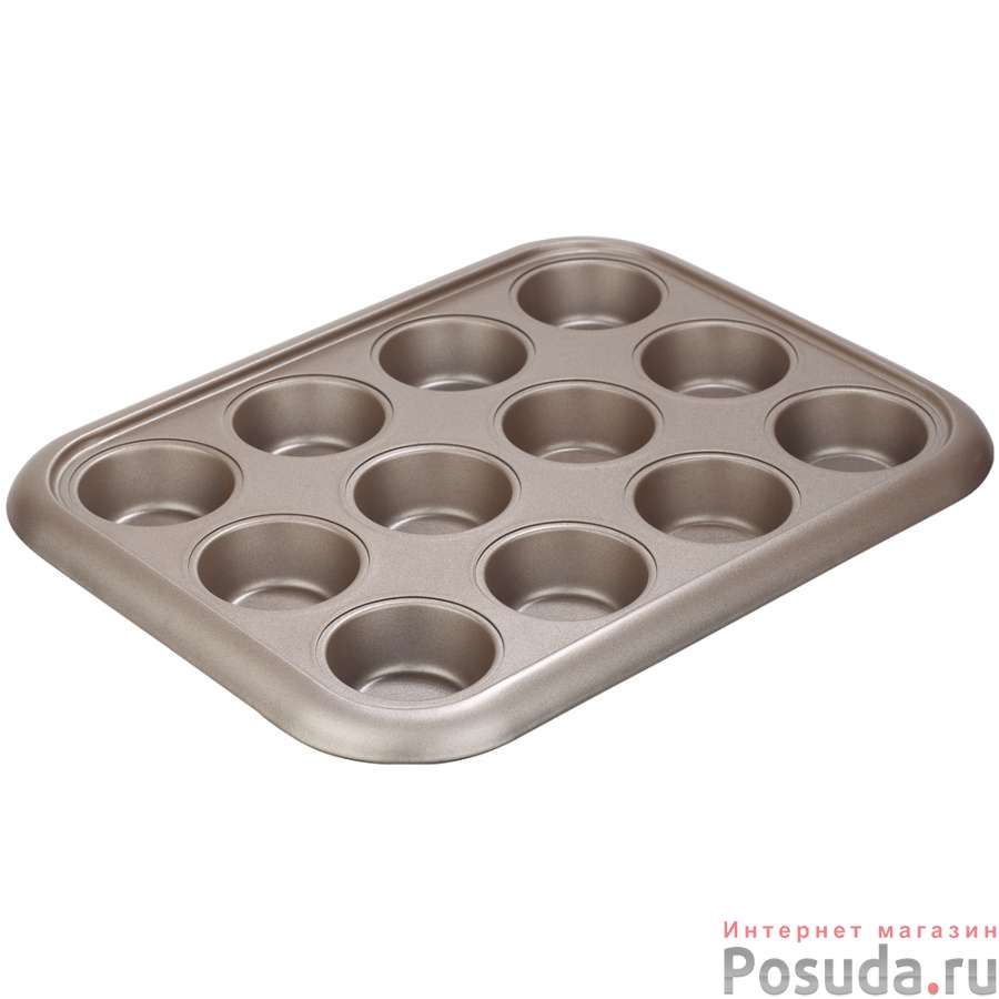 ФОРМА для 12 маффинов, антипр., 38*29.5*3.5cм, NADOBA RADA