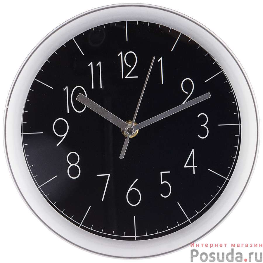 Часы настенные кварцевые "LOVELY HOME" 20,3*20,3*5,2 см цвет циферблата черный