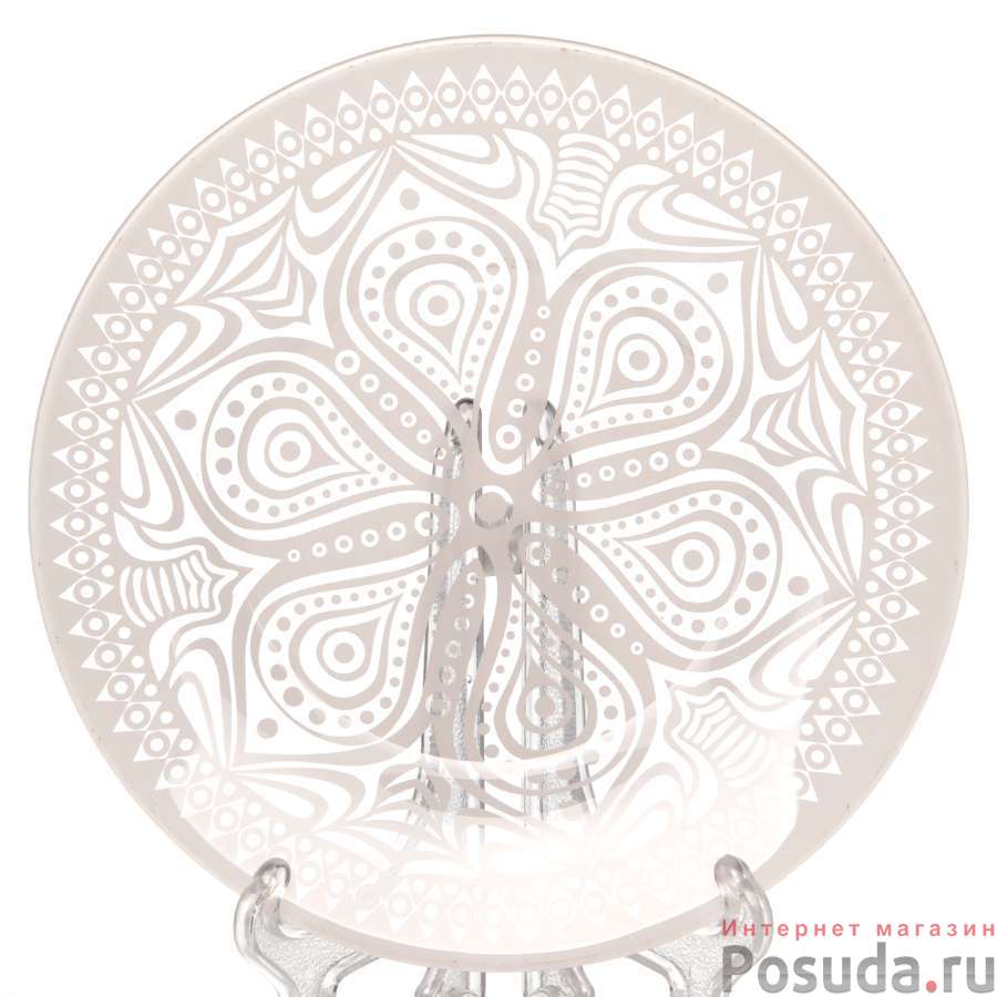 Тарелка закусочная (десертная) Pasabahce Boho, D=19,5 см