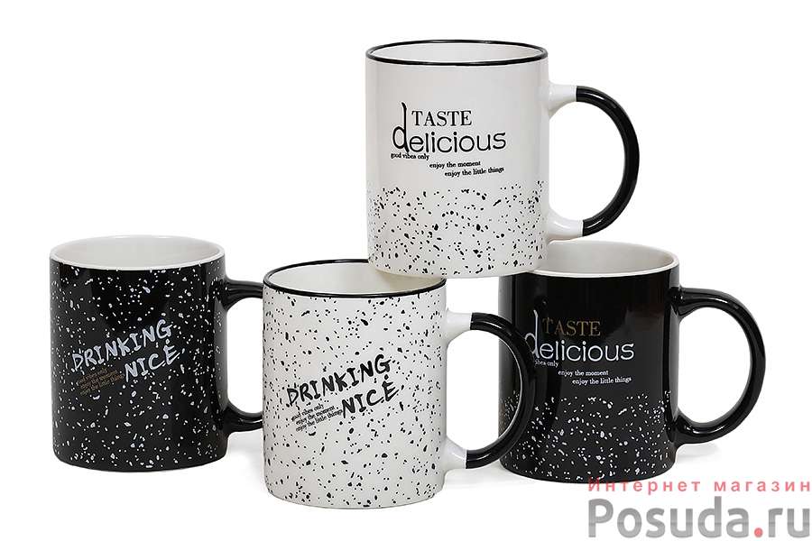 Кружка Цилиндр 340мл "Любимый кофе" MIX