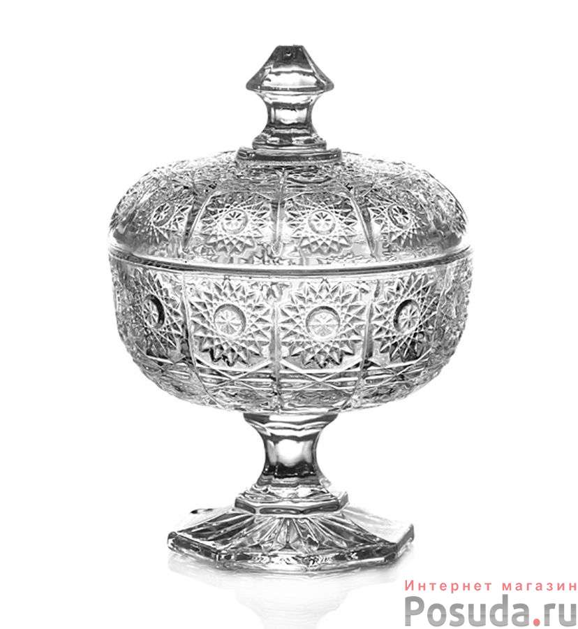 Конфетница с крышкой диаметр=11 см.высота=17 см.