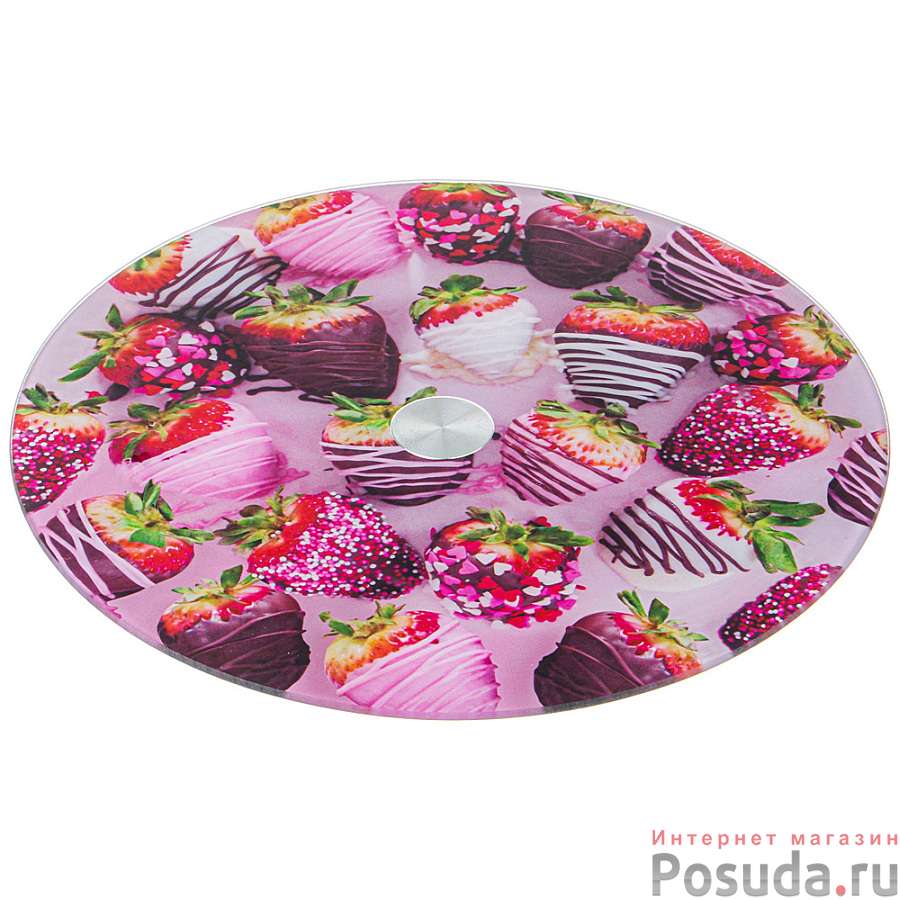 Тортовница вращающаяся диаметр=32 см.высота=3 см.