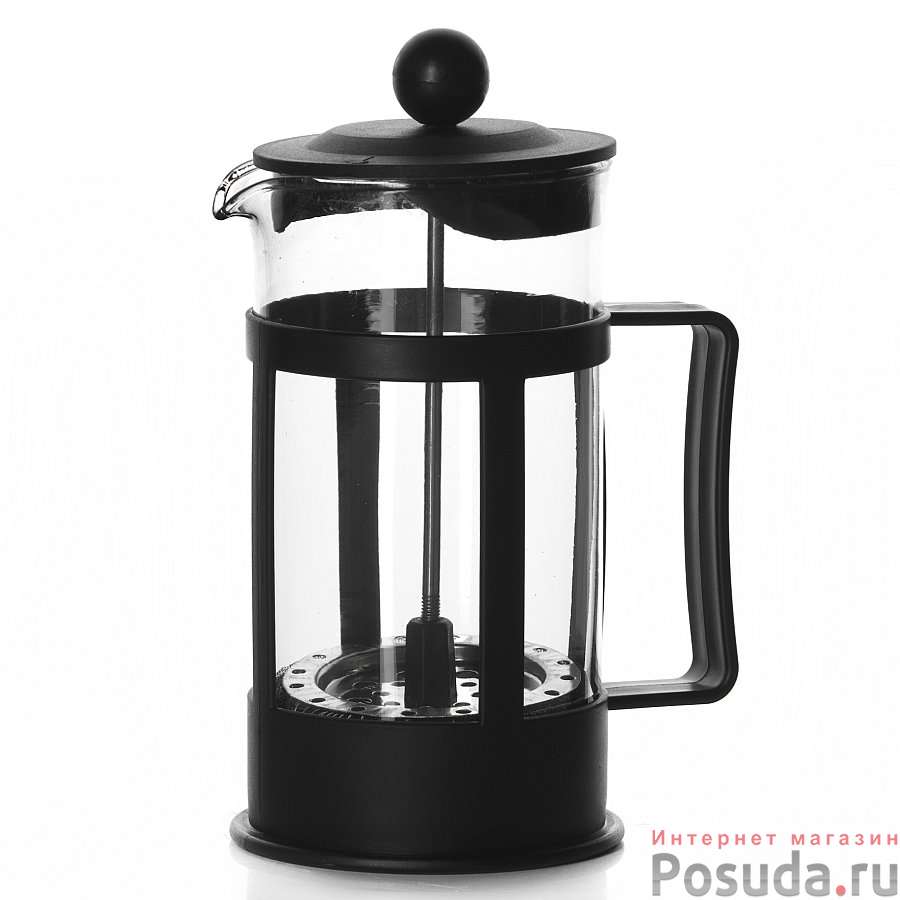 Стеклянный заварочный чайник-кофейник (френч-пресс) Gotoff 350 мл