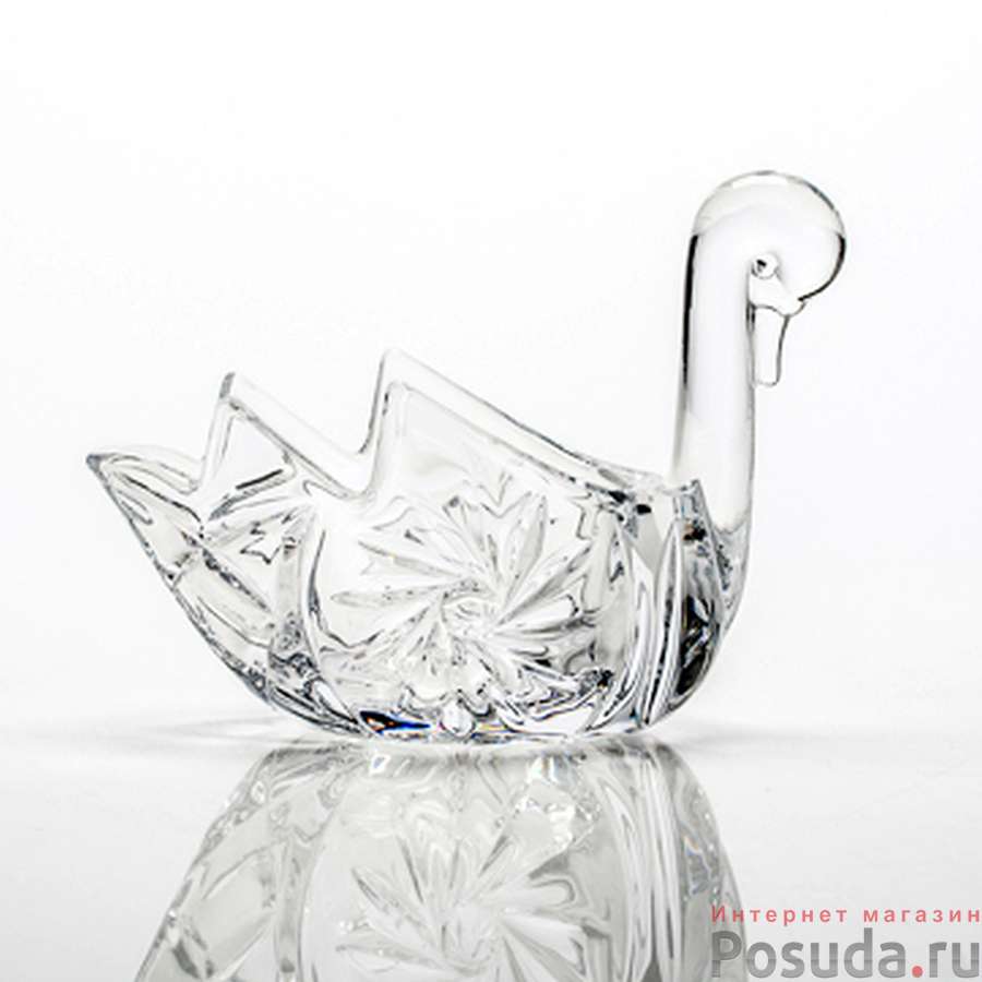 Конфетница "Лебедь" 19 см , "Мельница"