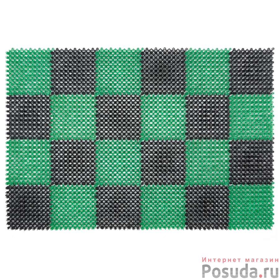 Коврик травка 56х84 см, черно-зеленый, SUNSTEP™