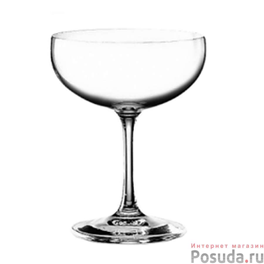 Шампан.-блюдце «Мондо»; хр.стекло; 280мл; D=112,H=144мм