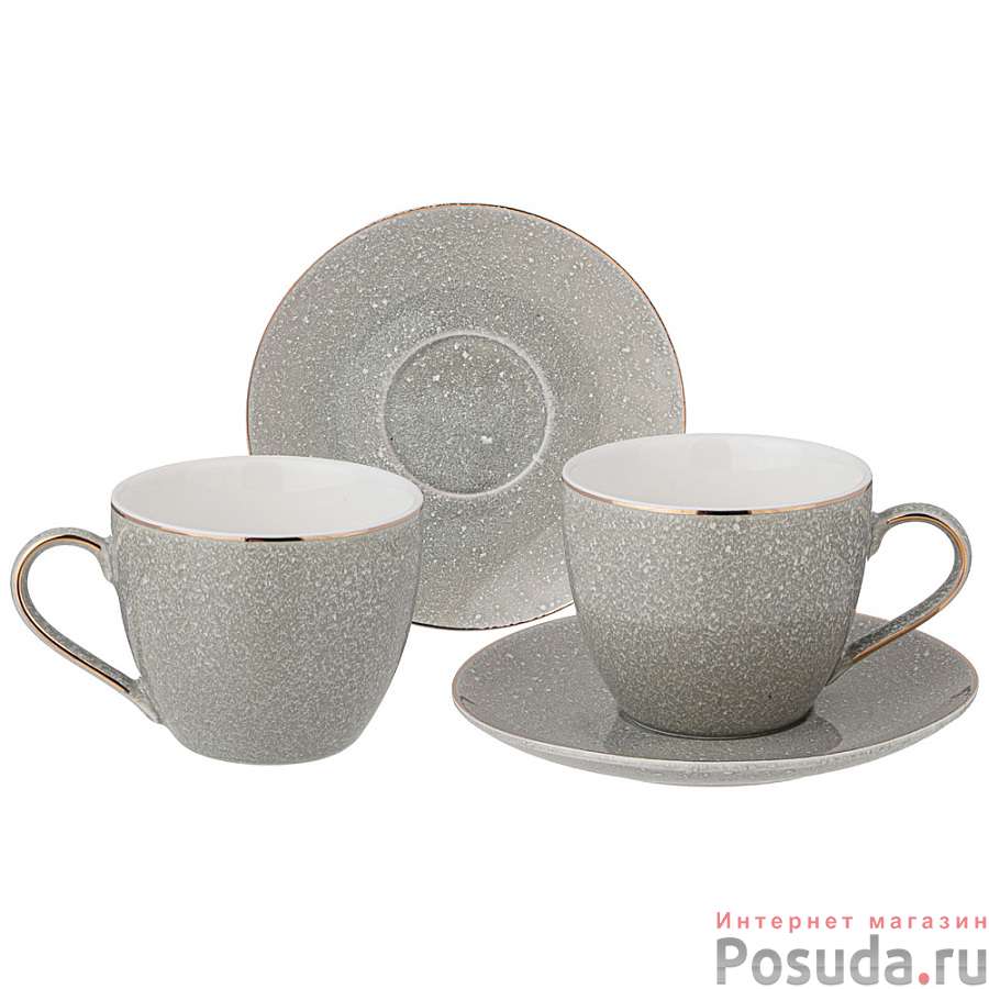 Чайный набор LEFARD "GRAIN" на 2 пер. 4 пр. 275 мл цвет мятный