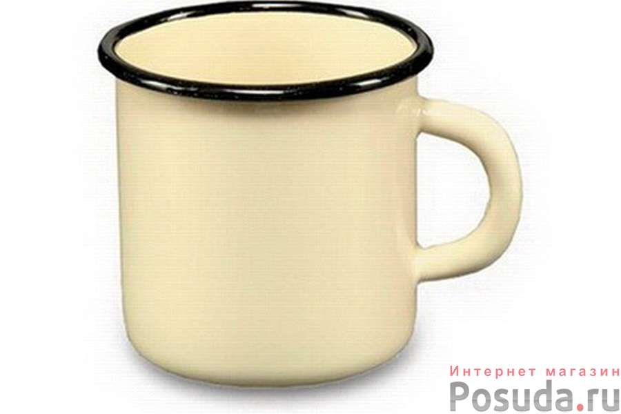 Кружка 0,25л без рисунка (цвет в ассортименте)