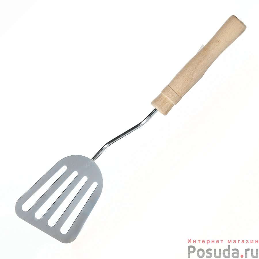 Лопатка металлическая с деревянной ручкой