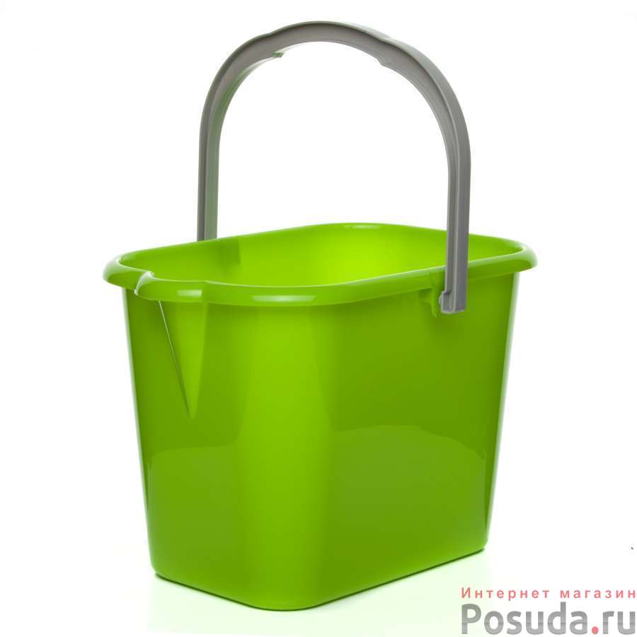 Ведро 16л без отжима прямоуг. с носиком МП