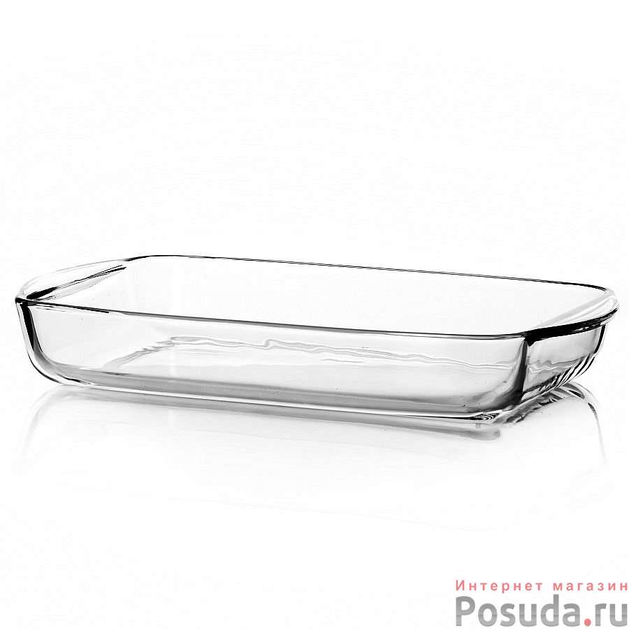 Посуда для свч лоток прямоуг. б/крышки 2 л (33.6*19*5 cм)