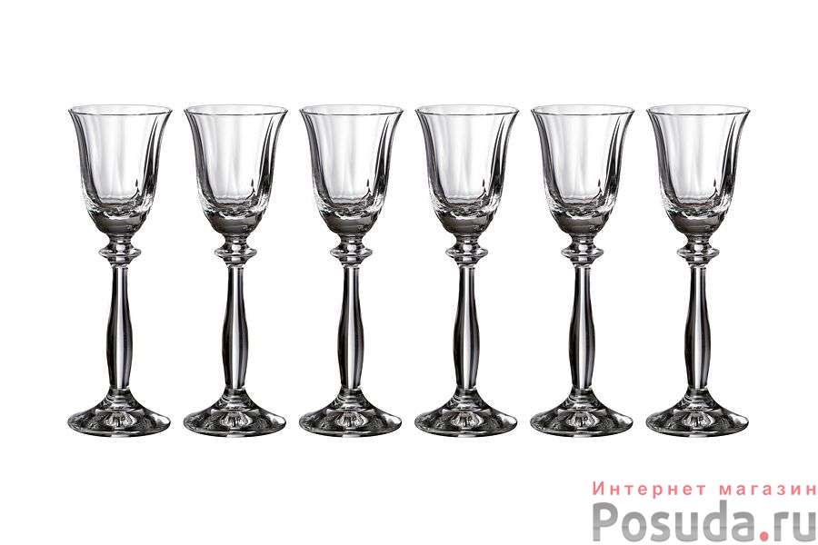 Набор рюмок из 6 шт."АНЖЕЛА ОПТИК" 60 мл.