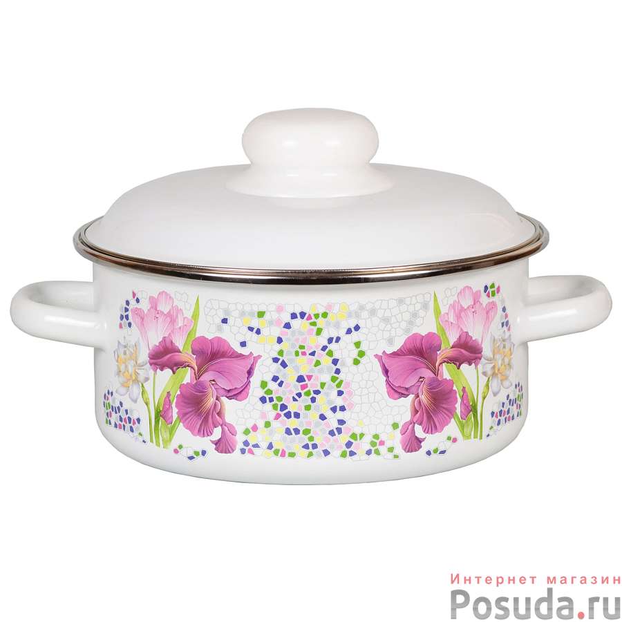 Кастрюля 1,5л цилиндрическае Мозаика, 1RB161M