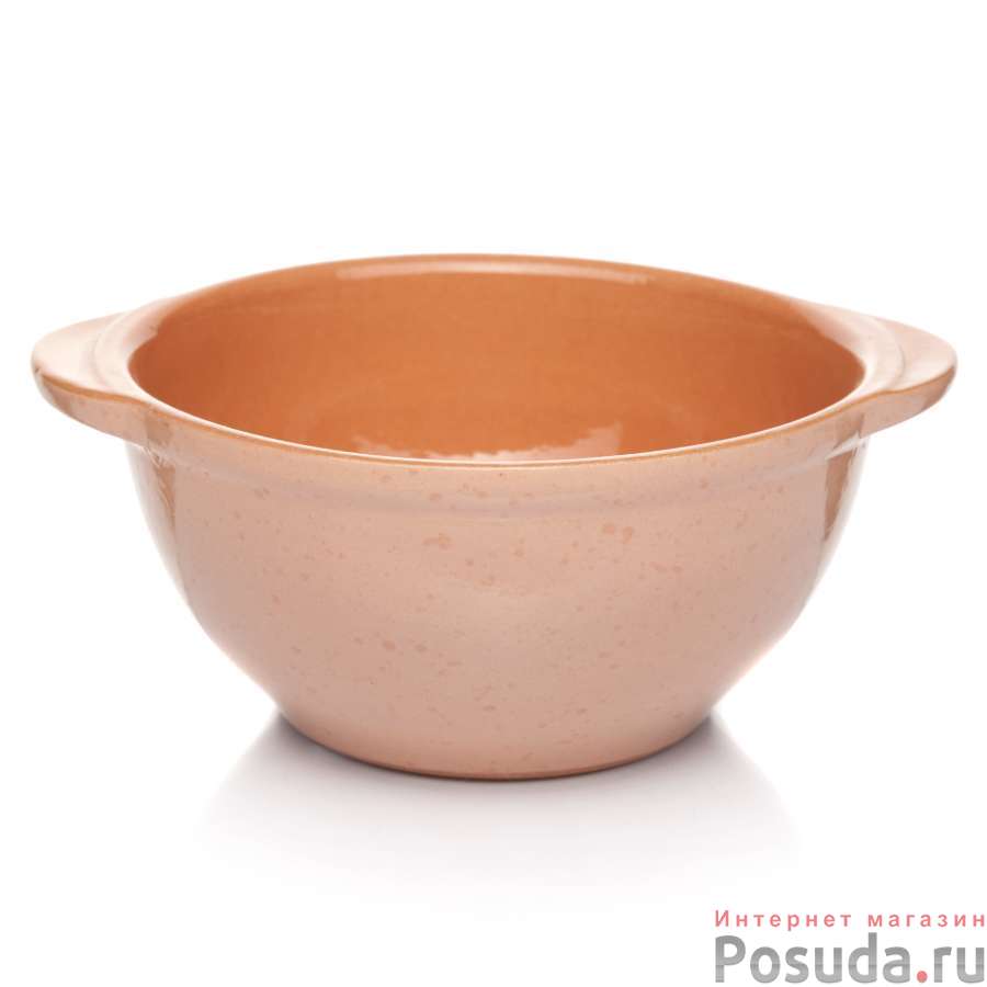 Бульонница d14см, 0,5л (розовый)