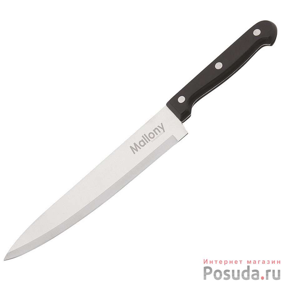 Нож с бакелитовой рукояткой MAL-01B поварской, 20 см