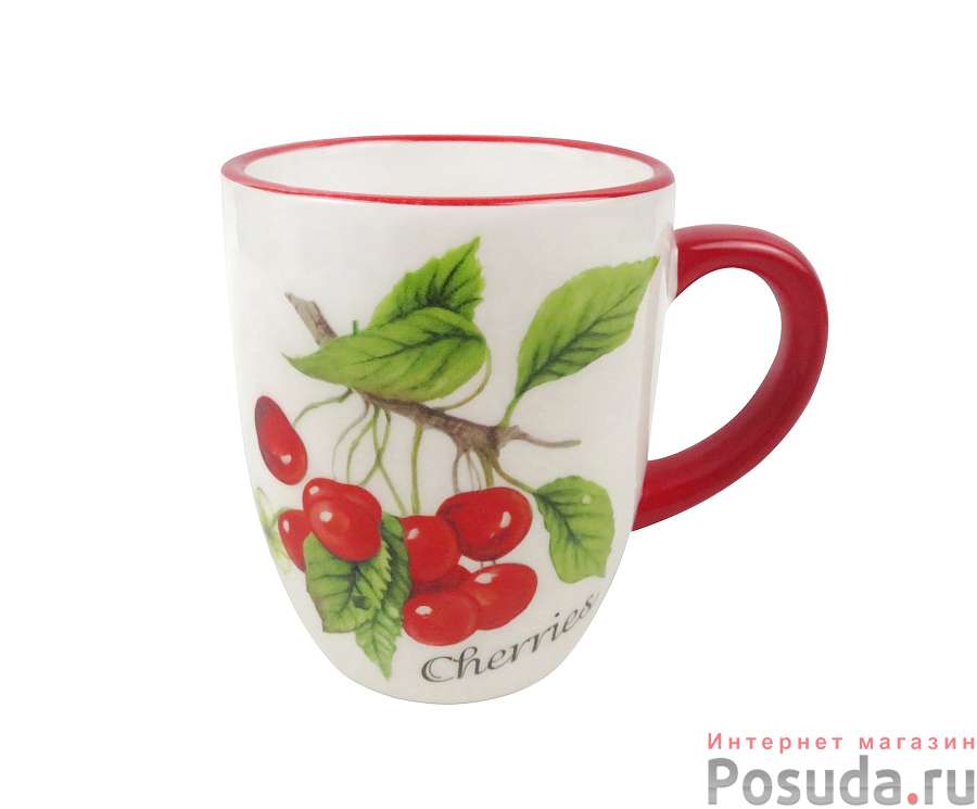 Кружка "ВИШНЯ" 380 мл в подарочной упаковке