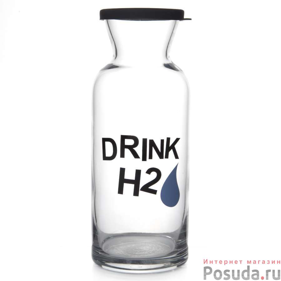 Декантер Офис c черной силик.крышкой 700 мл (рис.28936)