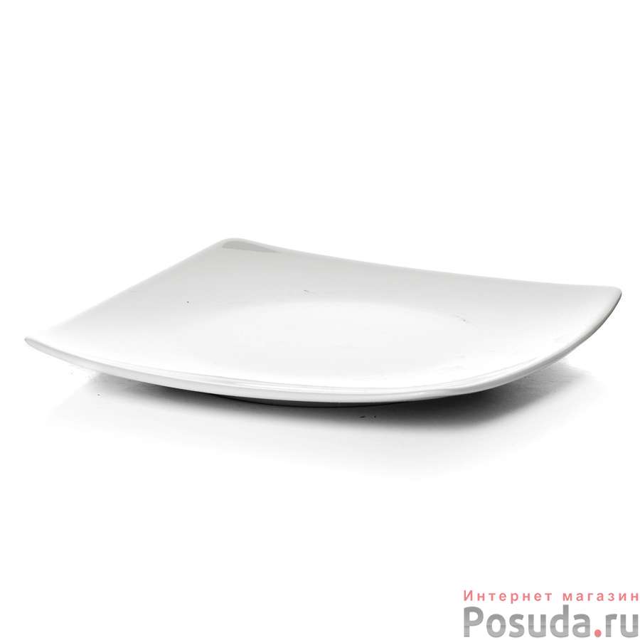 Тарелка столовая мелкая White, D=26 см