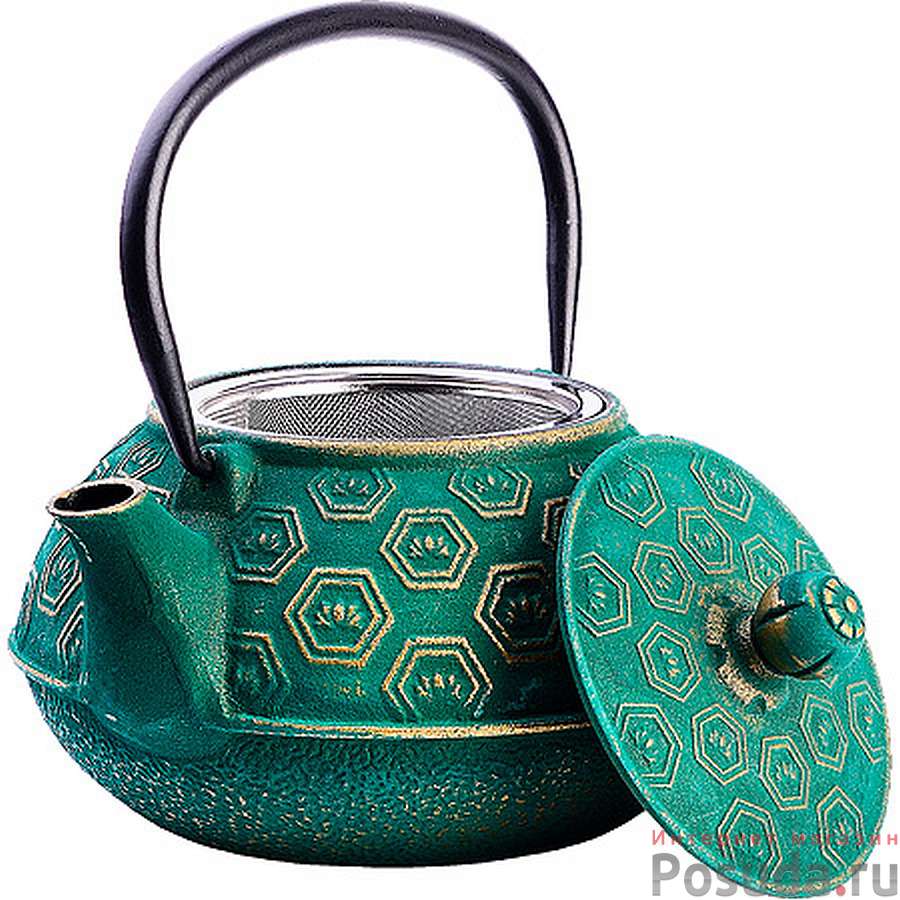 Чайник заварочный с крышкой с фильтром 890мл 3пр чугун MB