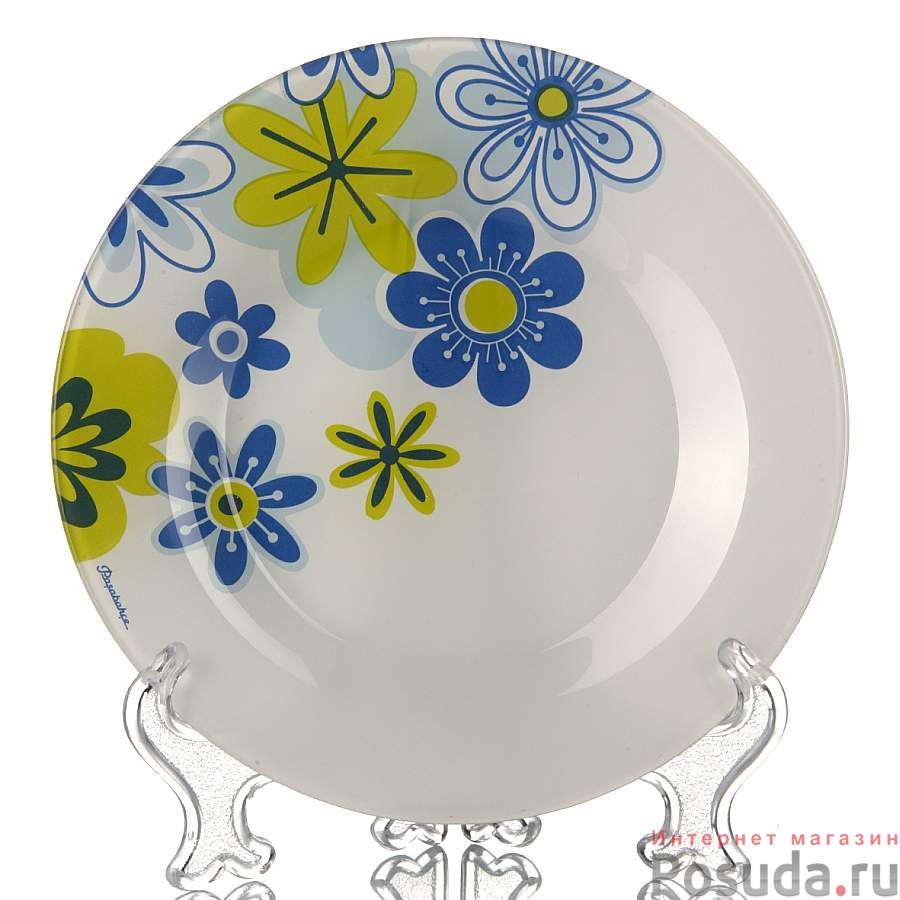 Набор столовых тарелок мелких 6 шт Pasabahce Spring, D=26 см