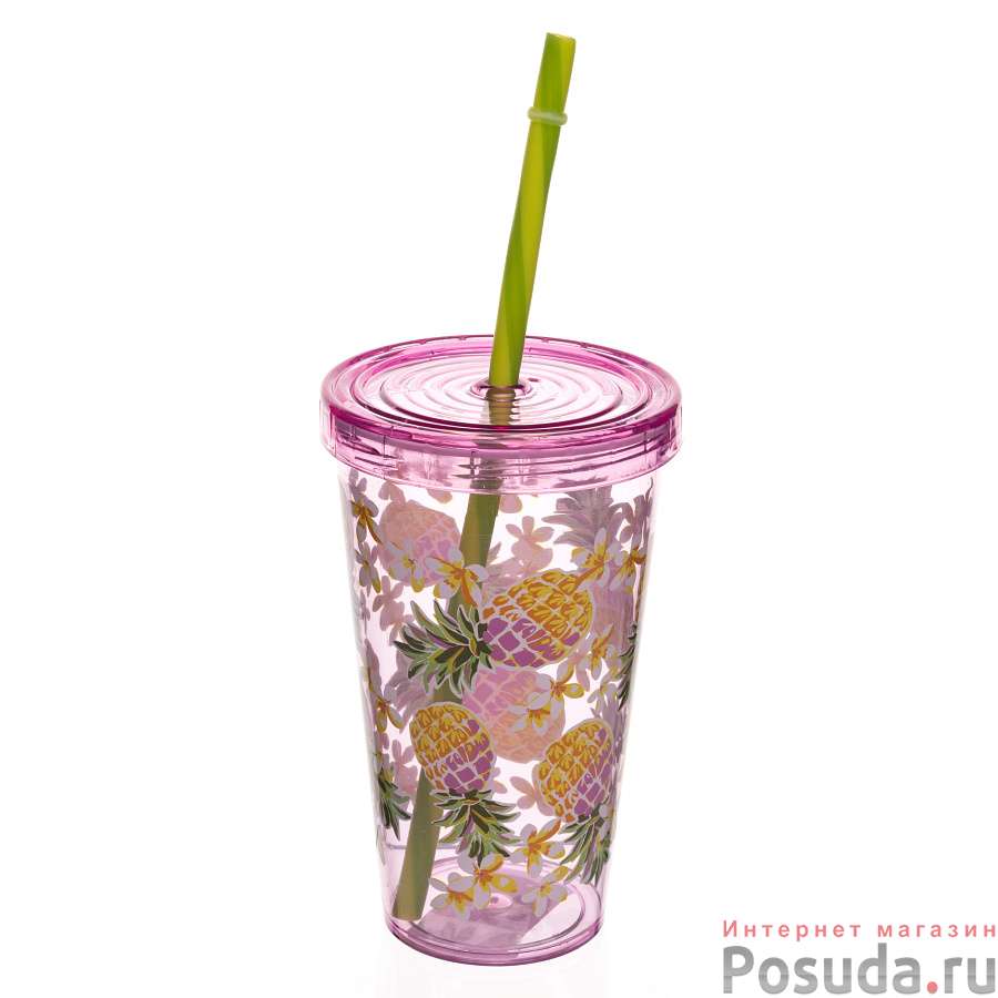 Стакан с труб. 660 мл Pineappl