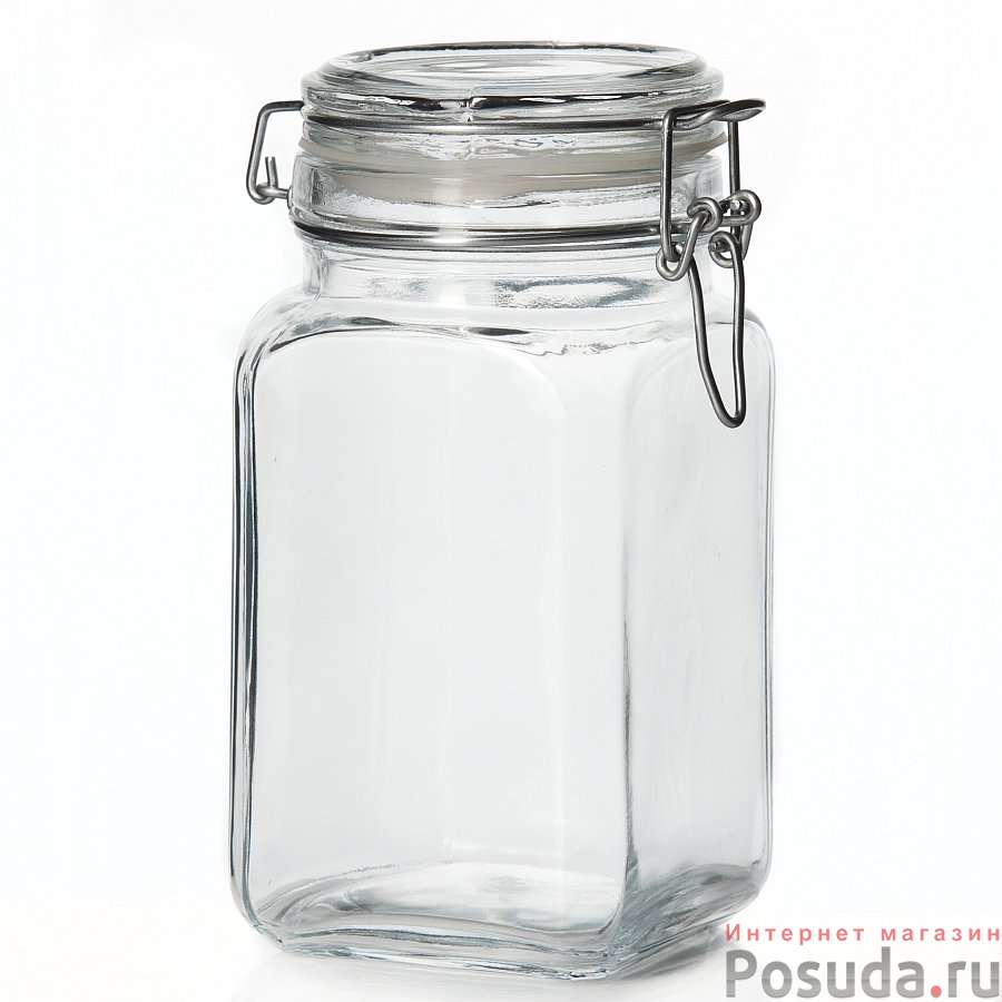 Банка КРЕМЛИН 1300 мл (80360+80087 метал.клипса + пласт. уплотн.)