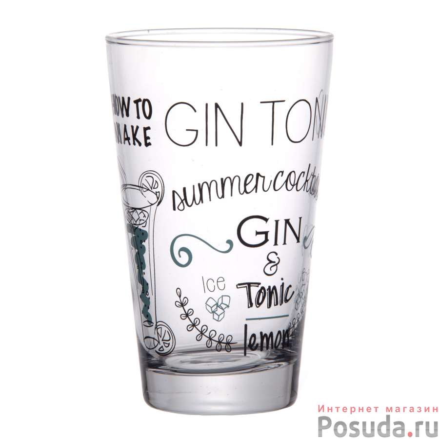 Стакан САММЕР КОКТЕЙЛС 395 мл (р.29127) 2цв.