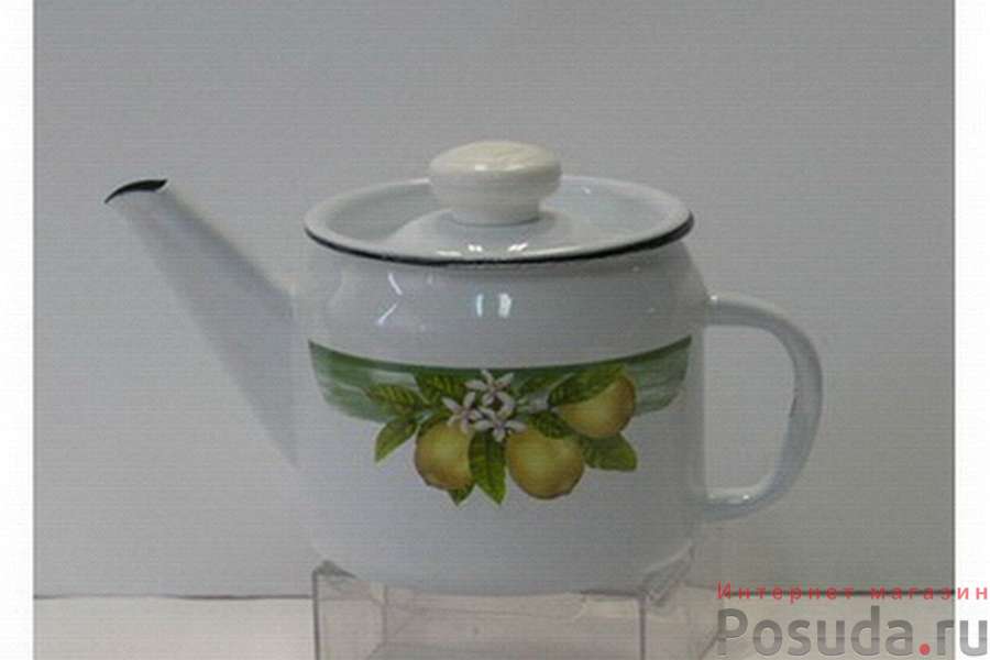 Чайник 1,0л с рисунком заварной