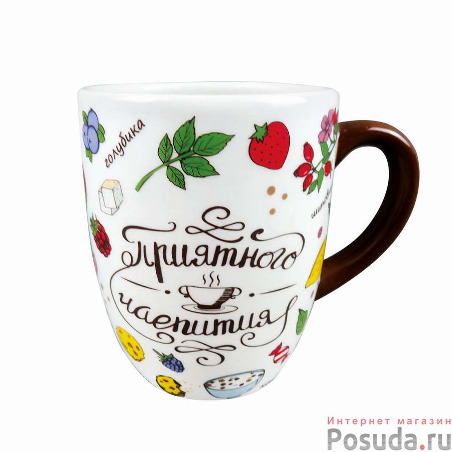 Кружка керам 350 мл Приятного аппетита ТМ Appetite (ZFC331-9)