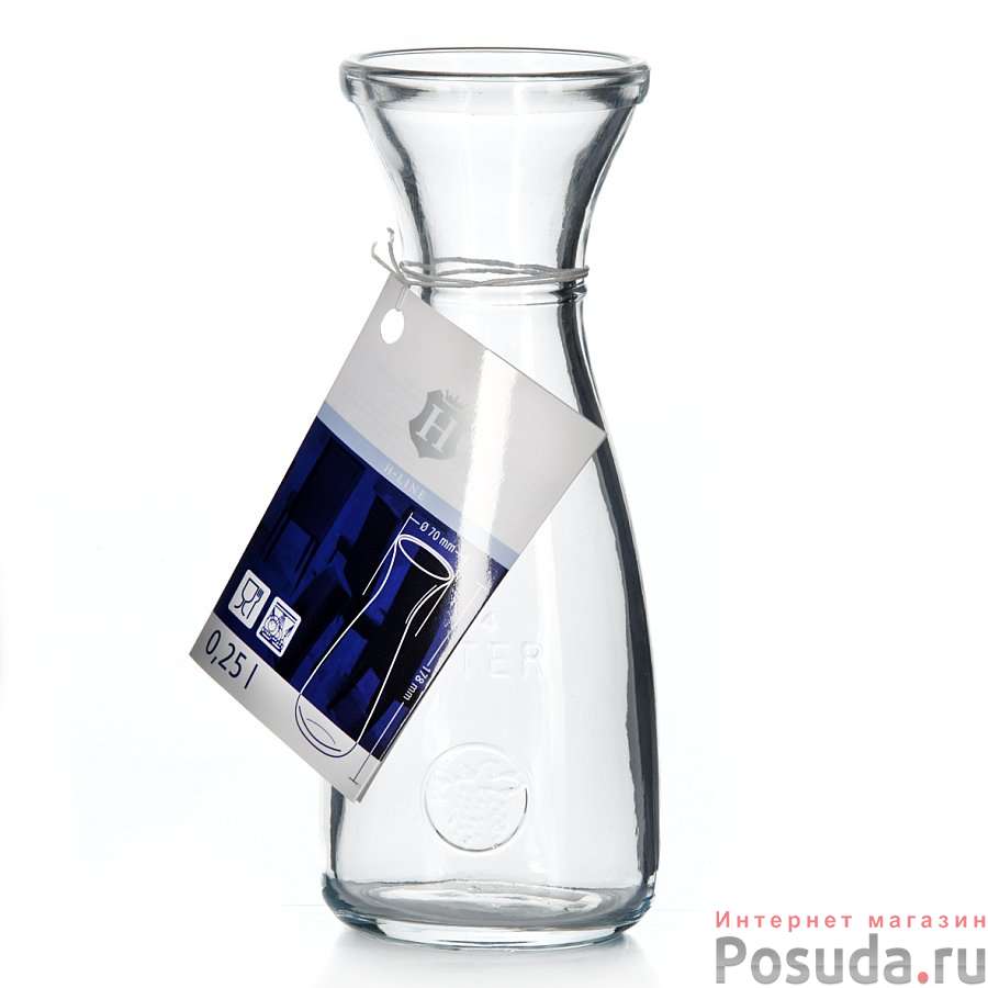 Графин "bacchus", объем 0,25 л