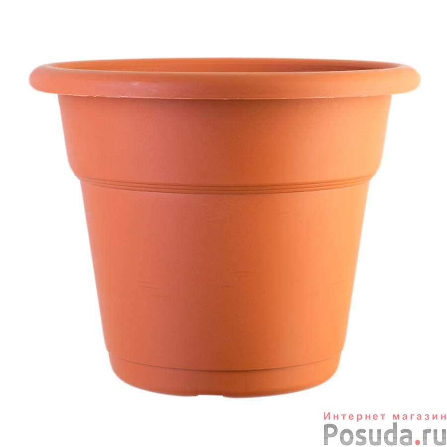 Горшок пластиковый Dem, D=35 см (цвет в ассортименте)