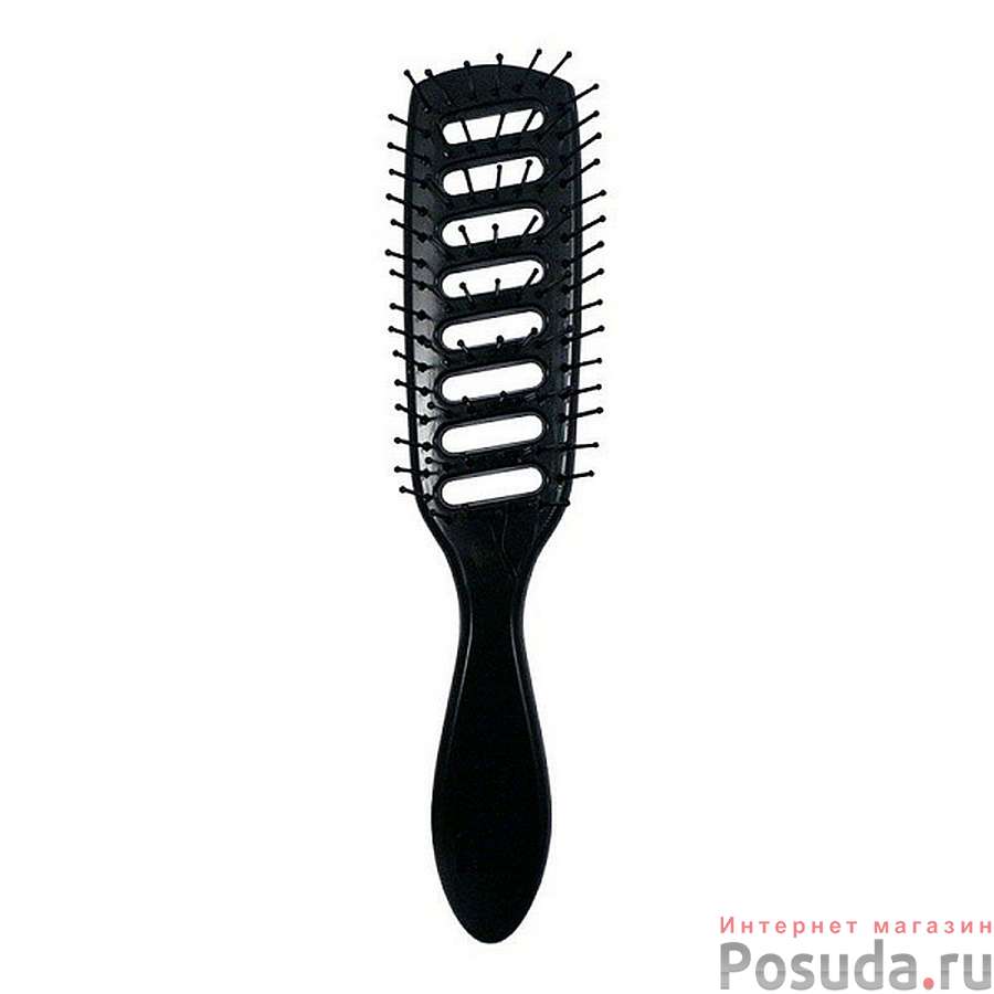 Расческа массажная для волос. Размер 20,7х4,2х0,8 см. (пластмасса) NEW
